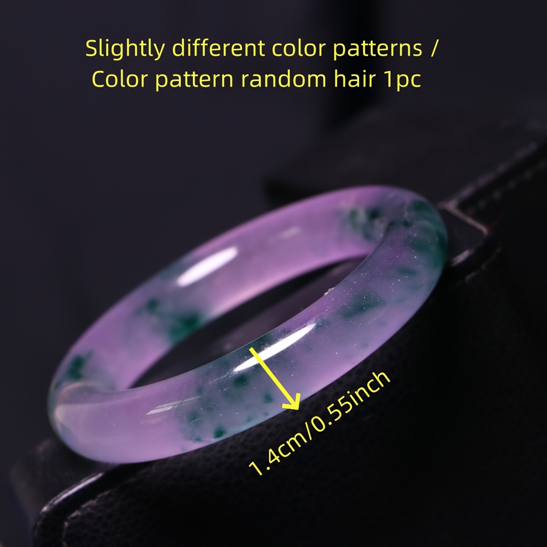Icy Purple Floating Flower Bracelet, Quartzite Design